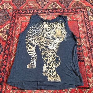 Leopard Graphic Tank Top